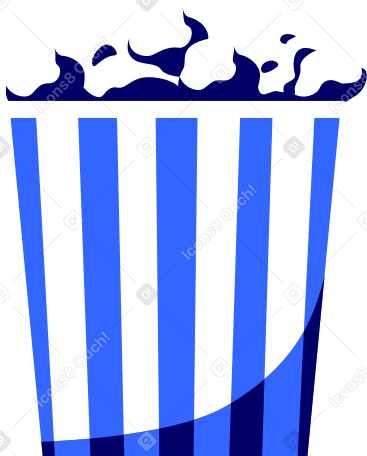 secchio di popcorn PNG, SVG