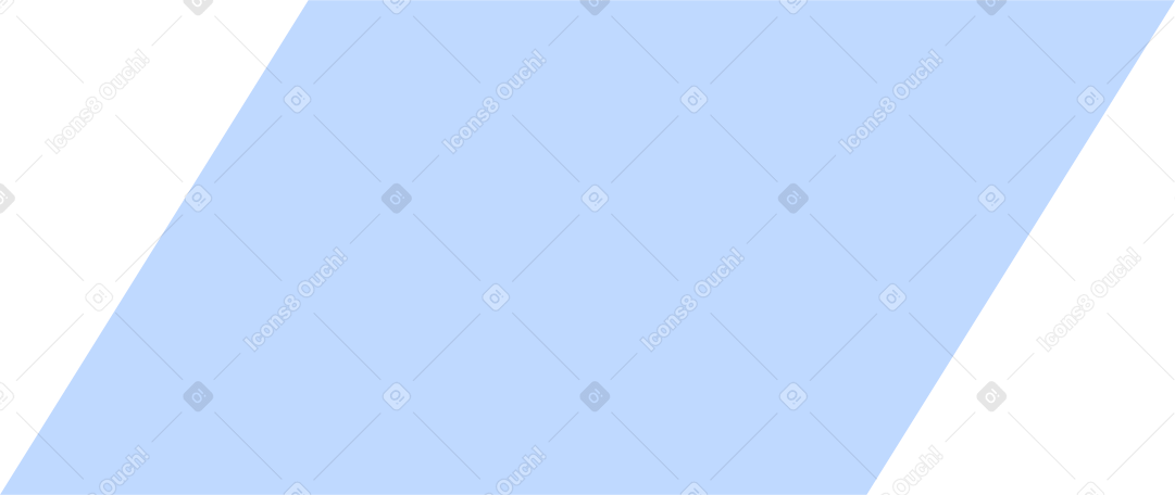 blue parallelogram Illustration in PNG, SVG