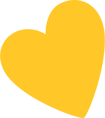 Herz gelb klein PNG, SVG