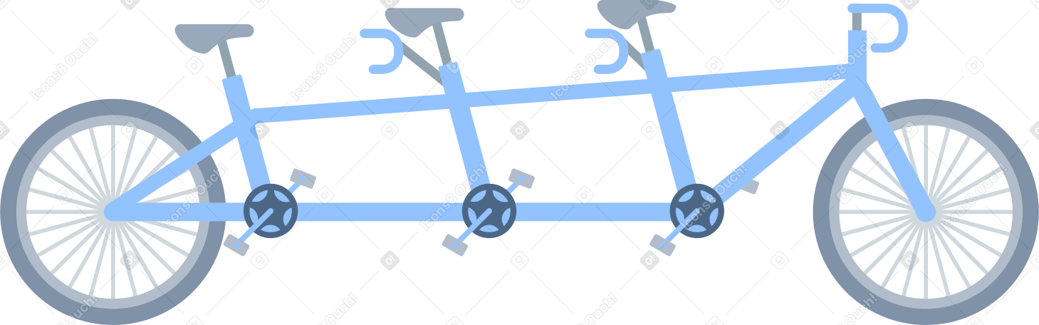 탠덤 자전거 PNG, SVG