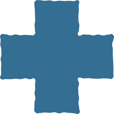 Blue cross PNG, SVG