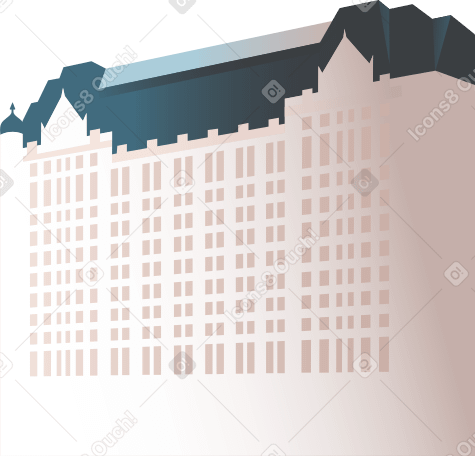 the plaza hotel Illustration in PNG, SVG