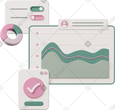 Chart window with analytics PNG, SVG