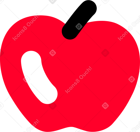 Apfel mit glanz PNG, SVG