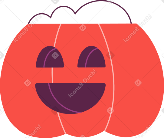funny pumpkin PNG, SVG