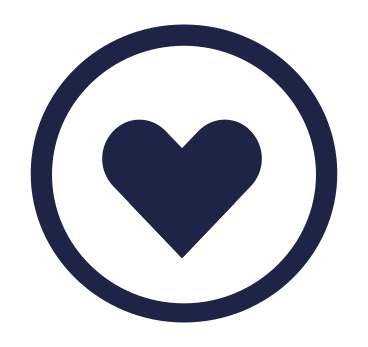 Little pulsating heart in circle animated illustration in GIF, Lottie (JSON), AE