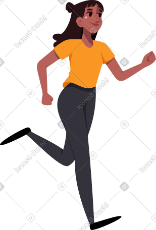 女人跑 PNG, SVG