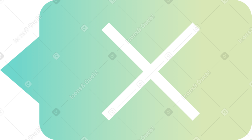 십자가와 말풍선 PNG, SVG