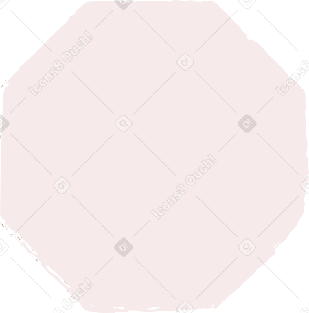 light pink octagon Illustration in PNG, SVG