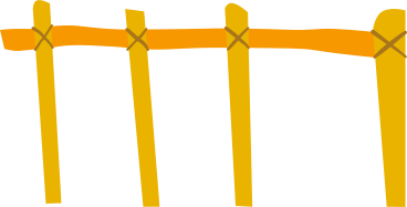 bamboo fence PNG, SVG