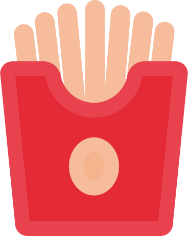 french fries PNG, SVG