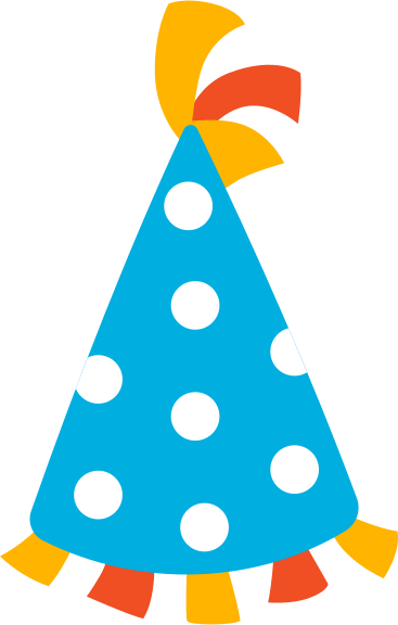 festive cap with ruffles PNG, SVG