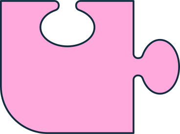pink puzzle piece PNG, SVG
