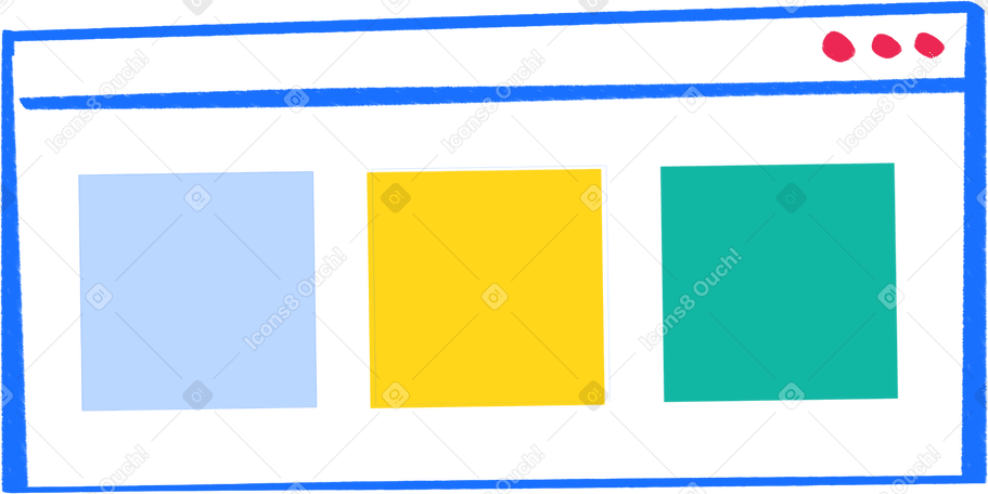 color pallete window PNG、SVG