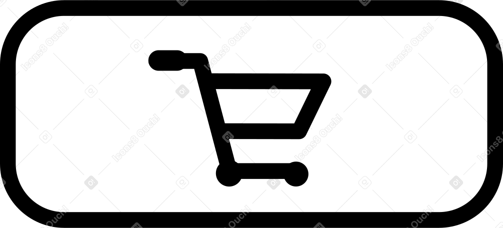 shopping cart button PNG, SVG