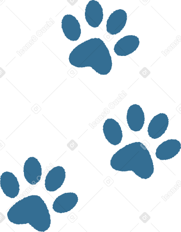 paw print Illustration in PNG, SVG
