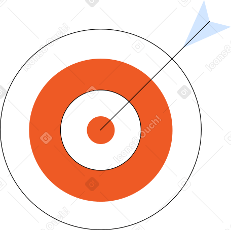 objetivo con flecha PNG, SVG
