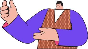 man with raised hand PNG, SVG