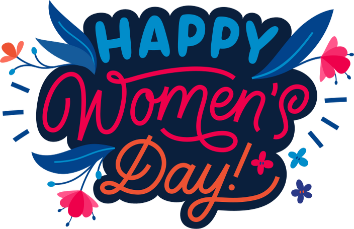lettering happy women's day Illustration in PNG, SVG