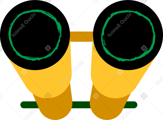 binocular Illustration in PNG, SVG