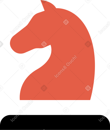 horse chess piece Illustration in PNG, SVG