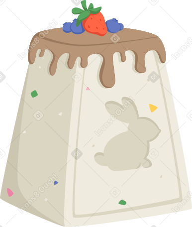 Queso cottage pascua PNG, SVG