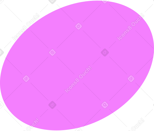 розовый овал в PNG, SVG