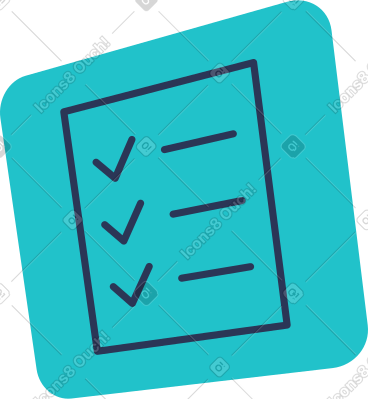 Checklist icon PNG, SVG