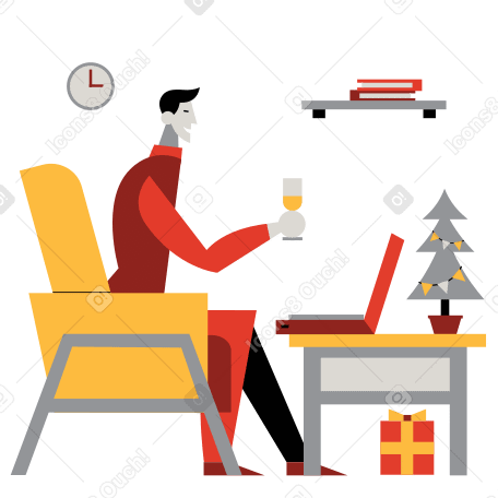 Lonely christmas PNG, SVG