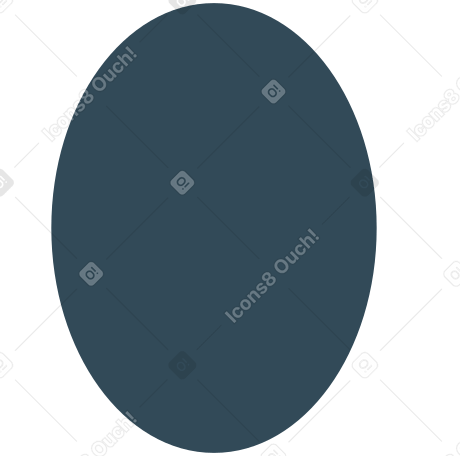 ellipse dark blue Illustration in PNG, SVG