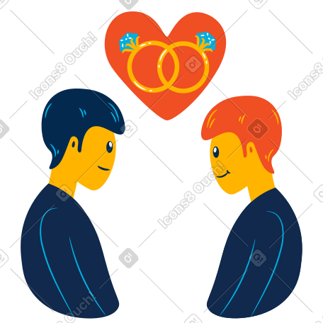 幸福的已婚的夫妇 PNG, SVG