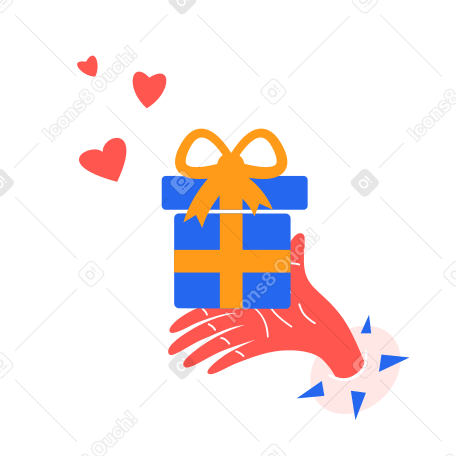 발렌타인 선물 PNG, SVG