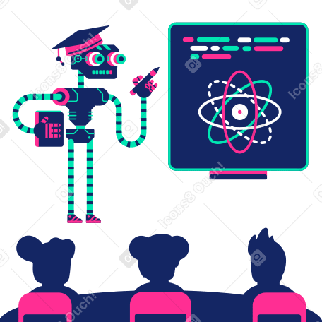 Robotic learning PNG, SVG