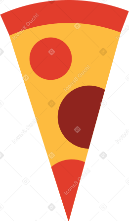 stück pizza PNG, SVG