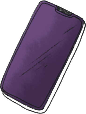 Black smartphone PNG, SVG