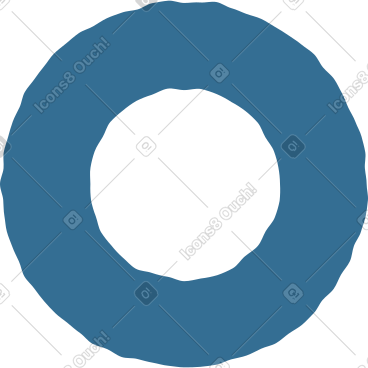 Blue ring PNG, SVG