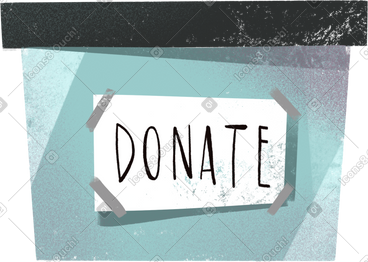 Donation box PNG, SVG