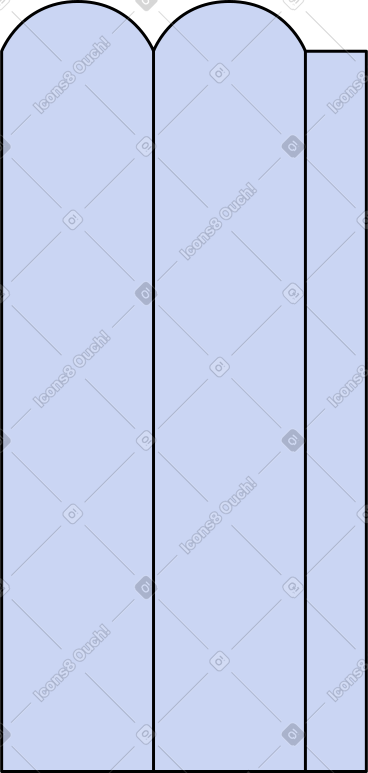 Garden fence part PNG, SVG