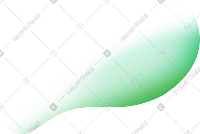 green curve shape PNG, SVG