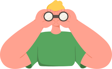 man with binocular PNG, SVG