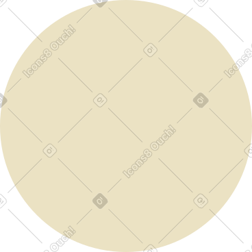 Beige circle PNG, SVG