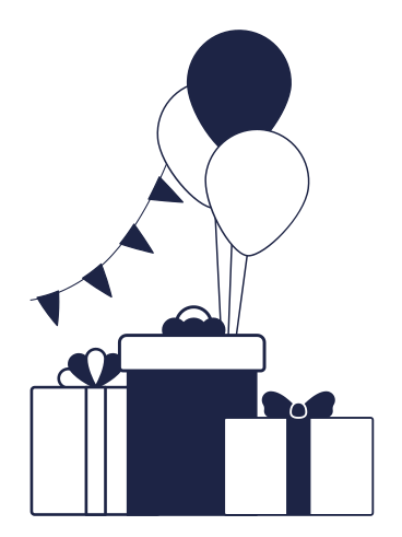 Birthday presents PNG, SVG