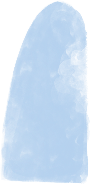 Vertikales blaues halboval PNG, SVG