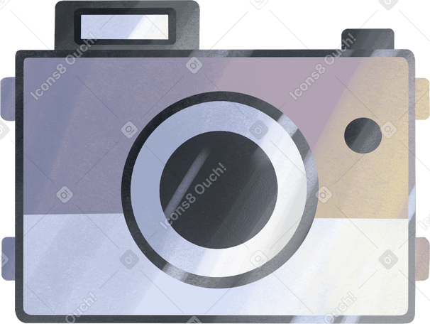 camera Illustration in PNG, SVG