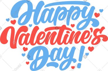 Lettering happy valentines day PNG, SVG