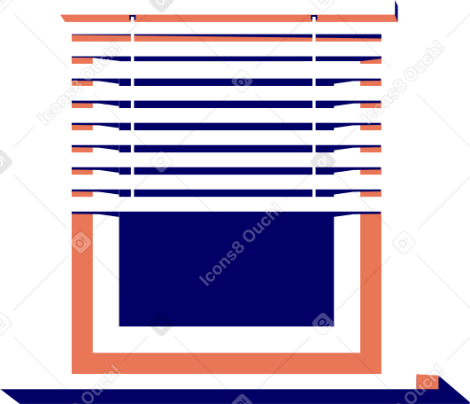 background window orange Illustration in PNG, SVG