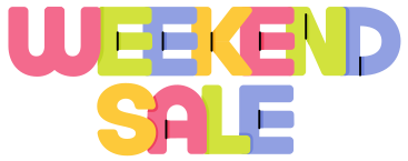 lettering weekend sale juicy PNG, SVG
