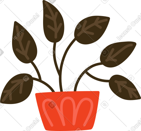 盆栽植物 PNG, SVG