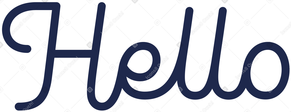 letras hola texto PNG, SVG