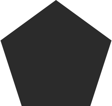 black pentagon PNG, SVG